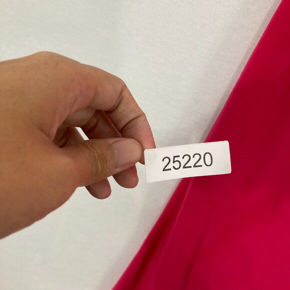 New IMAN size 2X Pink Red Soft Stretch Flowy Wide Leg Pull-on Pants Comfy - Picture 9 of 9